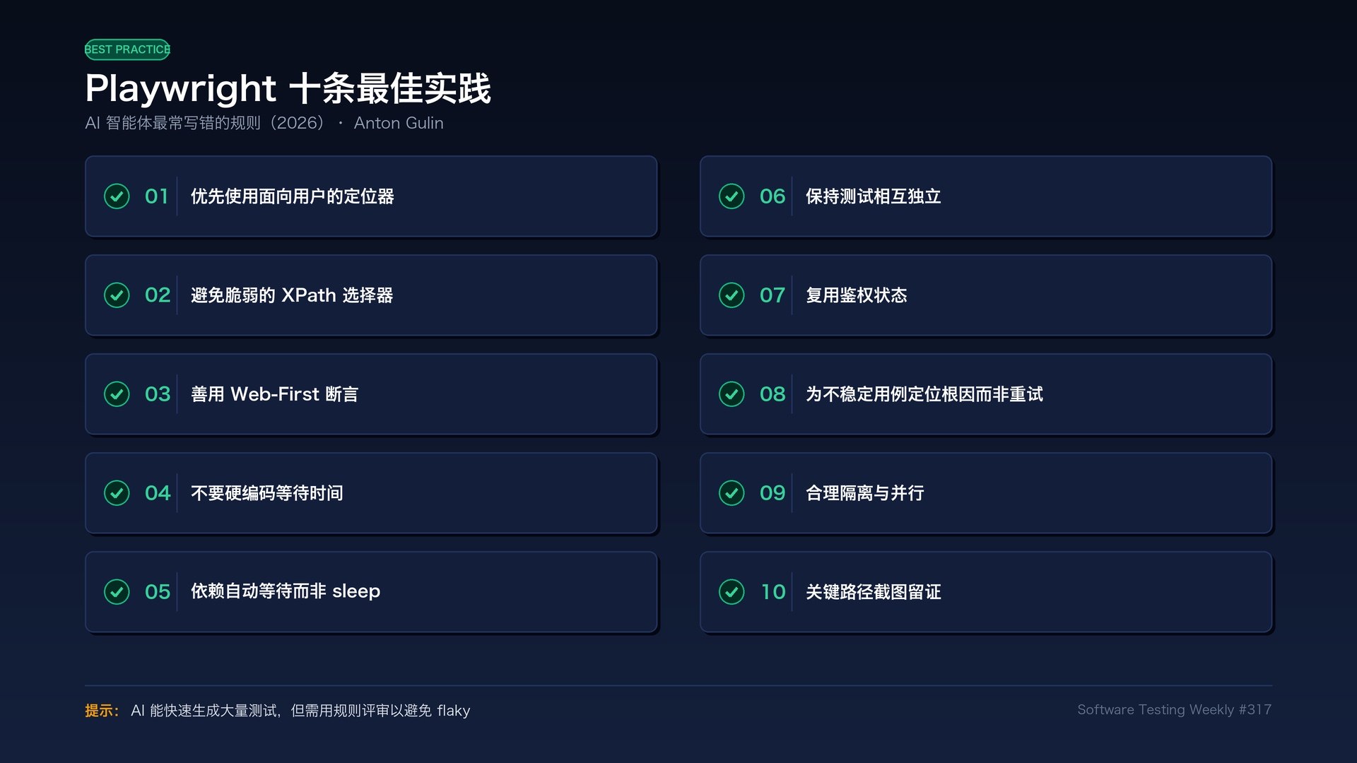 13-Playwright十条最佳实践
