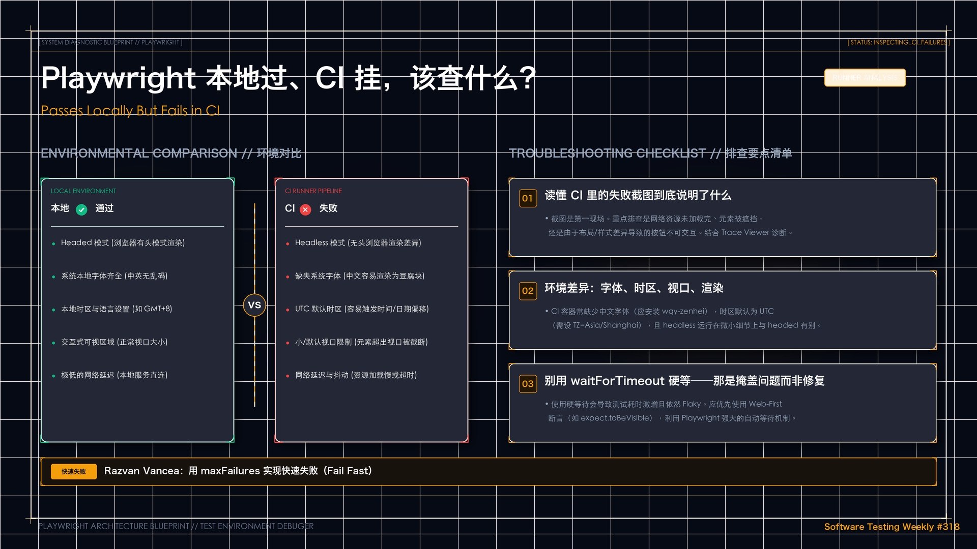16-Playwright本地过CI挂怎么查